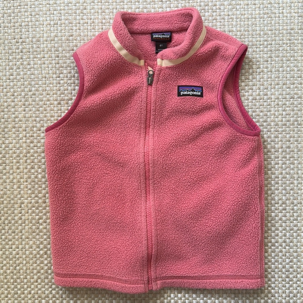 Patagonia 4T fleece synchilla vest